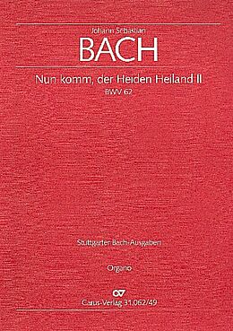 Johann Sebastian Bach Notenblätter Nun komm der Heiden Heiland Nr.2