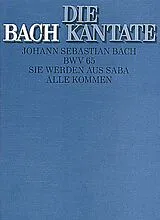 Johann Sebastian Bach Notenblätter Sie werden aus Saba alle kommen