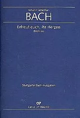 Johann Sebastian Bach Notenblätter Erfreut euch, ihr Herzen