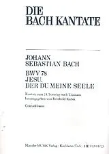 Johann Sebastian Bach Notenblätter Jesu der du meine Seele für Soli, gem Chor