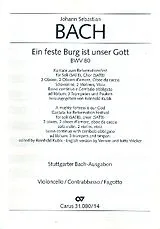 Johann Sebastian Bach Notenblätter Ein feste Burg ist unser Gott BWV80