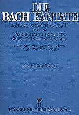 Johann Sebastian Bach Notenblätter Bisher habt ihr nichts gebeten in meinem Namen