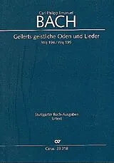 Carl Philipp Emanuel Bach Notenblätter Gellerts geistliche Oden und Lieder
