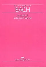 Johann Christoph Friedrich Bach Notenblätter Wachet auf ruft uns die Stimme BR JCFB H101
