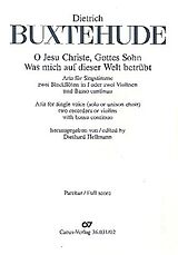 Dieterich Buxtehude Notenblätter O Jesu Christe Gottes Sohn für Gesang