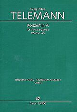 Georg Philipp Telemann Notenblätter Konzert A-Dur TWV51-A5 für