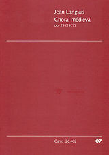 Jean Langlais Notenblätter Choral medieval op.29 für 3 Trompeten