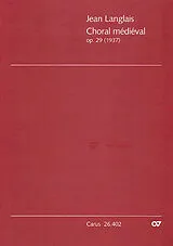 Jean Langlais Notenblätter Choral medieval op.29 für 3 Trompeten