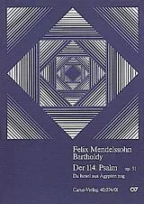 Felix Mendelssohn-Bartholdy Notenblätter Der 114. Psalm op.51 für