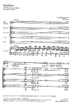 Franz Schubert Notenblätter Ständchen F-Dur op. post.135 D921