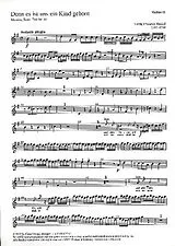 Georg Friedrich Händel Notenblätter Denn es ist uns ein Kind geboren (Version 1)