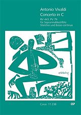Antonio Vivaldi Notenblätter Konzert C-Dur RV443 für
