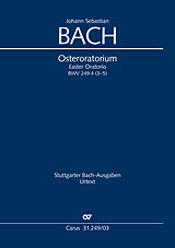 Johann Sebastian Bach Notenblätter Osteroratorium BWV249