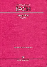 Carl Philipp Emanuel Bach Notenblätter Magnificat D-Dur WQ215