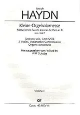 Franz Joseph Haydn Notenblätter Kleine Orgelmesse B-Dur Hob.XXII-7