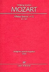 Wolfgang Amadeus Mozart Notenblätter Missa brevis G-Dur KV140