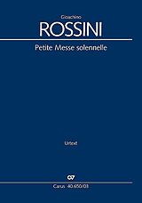 Gioacchino Rossini Notenblätter Petite Messe solenelle
