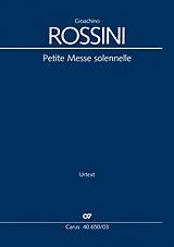 Kartonierter Einband Petite Messe solennelle von Gioachino Rossini