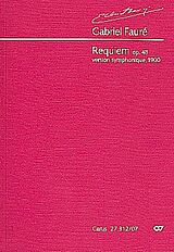 Gabriel Urbain Fauré Notenblätter Requiem op.48