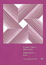 Johann David Heinichen Notenblätter Magnificat A-Dur für Soli (SAT)