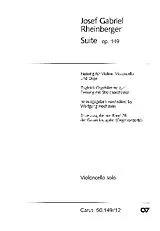 Joseph Gabriel Rheinberger Notenblätter Suite c-Moll op.149 für Violine