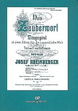 Joseph Gabriel Rheinberger Notenblätter Das Zauberwort op.153 für 8 Solostimmen