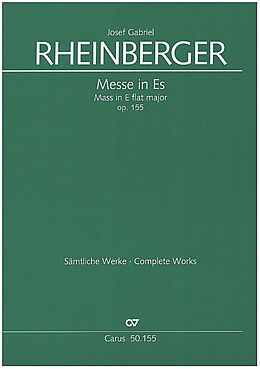 Joseph Gabriel Rheinberger Notenblätter Messe Es-Dur op.155