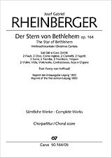 Joseph Gabriel Rheinberger Notenblätter Der Stern von Bethlehem op.164