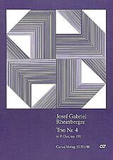 Joseph Gabriel Rheinberger Notenblätter Klaviertrio F-Dur Nr.4 op.191