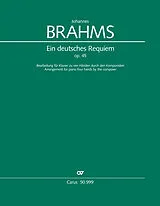 Johannes Brahms Notenblätter Ein deutsches Requiem op.45