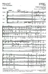 Wolfgang Amadeus Mozart Notenblätter Missa C-Dur KV259 (Orgelsolomesse)