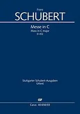 Franz Schubert Notenblätter Messe C-Dur op.48 D452