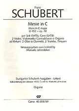 Franz Schubert Notenblätter Messe C-Dur op.48 D452