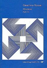 Gioacchino Rossini Notenblätter Miserere Psalm 50 für Soli
