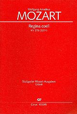 Wolfgang Amadeus Mozart Notenblätter Regina Coeli KV 276 für SATB-Soli, gem Chor