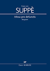 Franz von Suppé Notenblätter Missa pro defunctis
