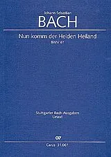 Johann Sebastian Bach Notenblätter Nun komm der Heiden Heiland