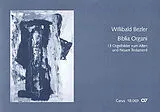 Willibald Bezler Notenblätter Biblia organi