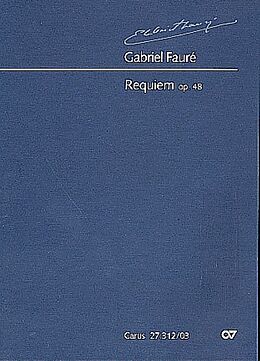 Gabriel Urbain Fauré Notenblätter Requiem op.48