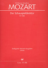 Wolfgang Amadeus Mozart Notenblätter Der Schauspieldirektor KV486