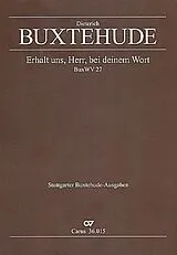 Dieterich Buxtehude Notenblätter Erhalt uns Herr bei deinem Wort BuxWV27
