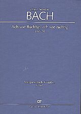 Johann Sebastian Bach Notenblätter Ach wie flüchtig ach wie nichtig