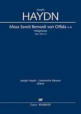 Franz Joseph Haydn Notenblätter Heiligmesse B-Dur Hob.XXII-10