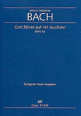 Johann Sebastian Bach Notenblätter Gott fähret auf mit Jauchzen