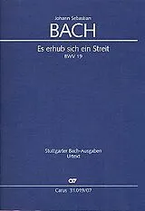 Johann Sebastian Bach Notenblätter Es erhub sich ein Streit
