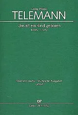 Georg Philipp Telemann Notenblätter Uns ist ein Kind geboren TVWV1-1452