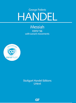 Georg Friedrich Händel Notenblätter Der Messias HWV56 (mit Variantensätzen)