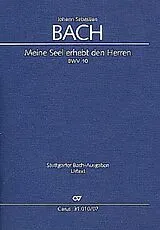 Johann Sebastian Bach Notenblätter Meine Seel erhebt den Herren