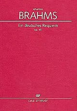Johannes Brahms Notenblätter Ein deutsches Requiem op.45