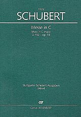 Franz Schubert Notenblätter Messe C-Dur D452 op.48
